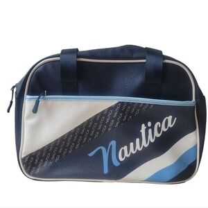 Nautica Blue and White Shoulder Bag